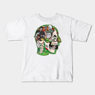 HORROR ON THE BRAIN Kids T-Shirt